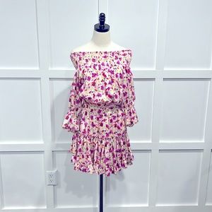 Misa Los Angeles Off The Shoulder Mini Dress, L